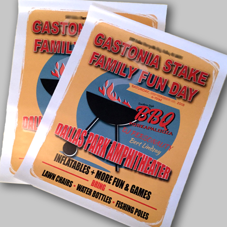 posters for a function in gastonia north carolina bluelime grafx designed and printed